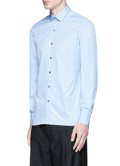 Shop Lanvin 'evolutive' Slim Fit Cotton Shirt