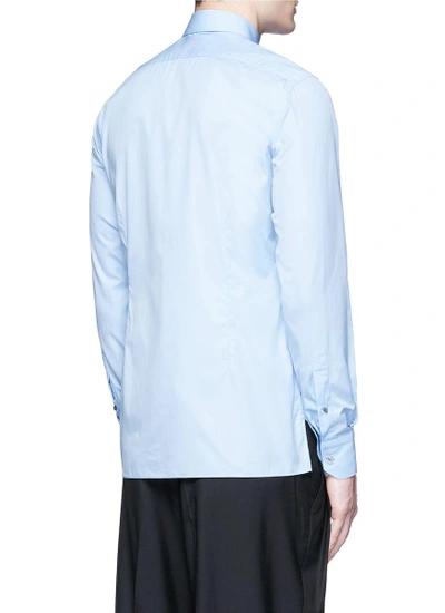 Shop Lanvin 'evolutive' Slim Fit Cotton Shirt