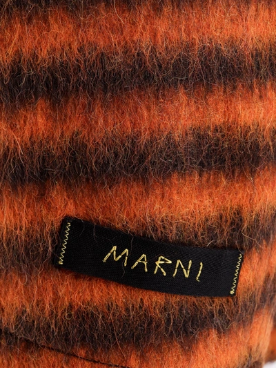Shop Marni Man Coat Man Orange Coats