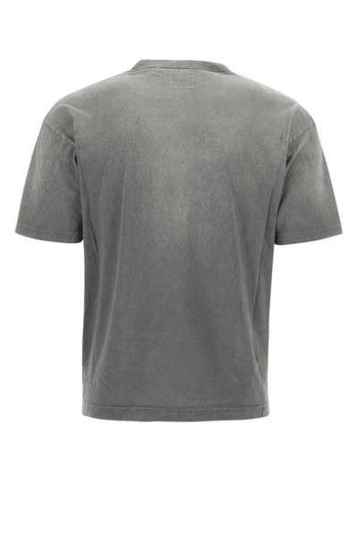 Shop Visvim Man Grey Cotton T-shirt In Gray