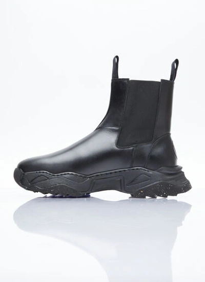 Shop Vivienne Westwood Men Romper Leather Chelsea Boots In Black