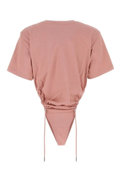 Shop Y/project Y Project Woman Dark Pink Cotton Bodysuit