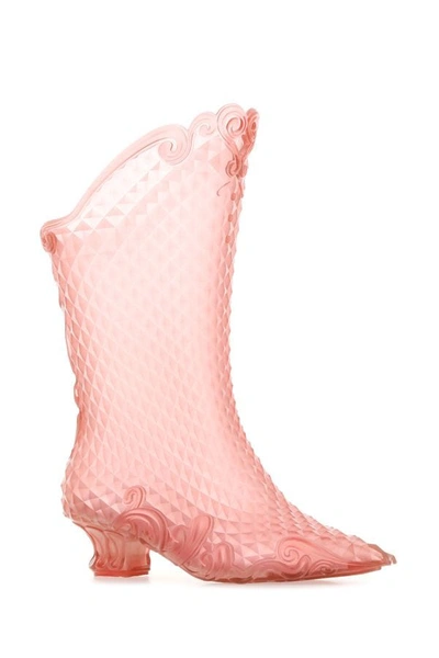 Shop Y/project Y Project Woman Pink Pvc Ankle Boots