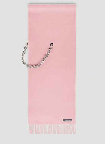 Shop Y/project Women Chain Scarf In Pink