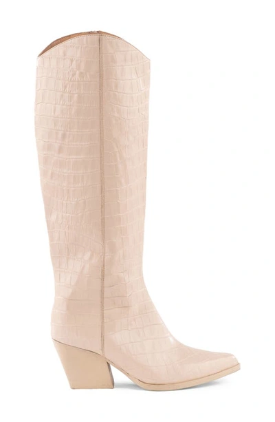 Shop Seychelles Begging You Pointed Toe Boot In Cream