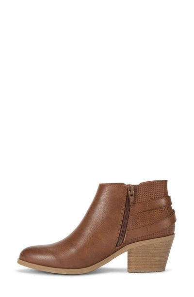 Baretraps Serenity Faux Leather Bootie In Walnut