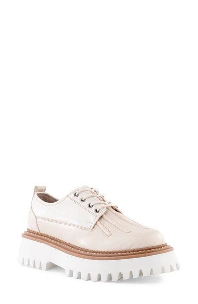 Shop Seychelles Silly Me Lug Loafer In White/ Cream
