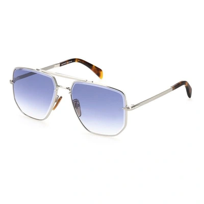 Shop David Beckham Sunglasses In Silver