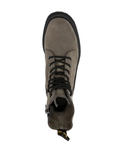 Shop Dr. Martens' Dr. Martens Jadon Leather Ankle Boots In Grey