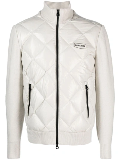 Shop Duvetica Aprica Quilted Down Jacket In White