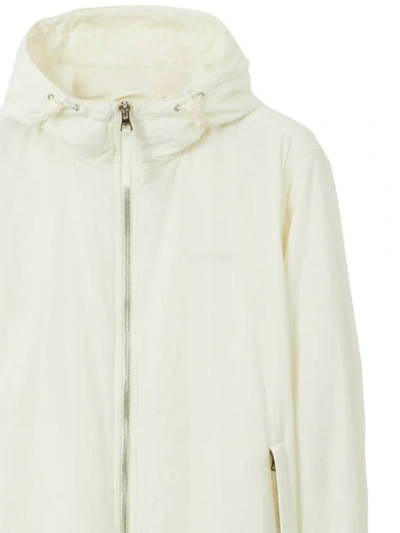 Shop Burberry Jackets In Warm White