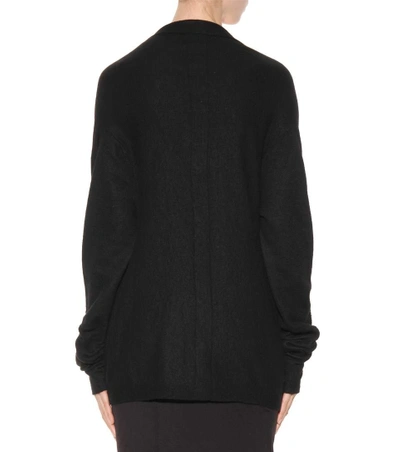 Shop Rick Owens Cashmere Sweater In Black