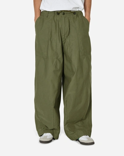 Shop Needles H.d. Pants Fatigue Olive In Green