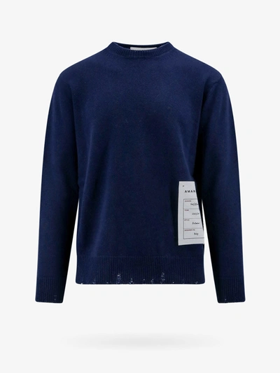 Shop Amaranto Sweater In Blue