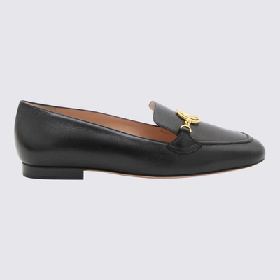 Shop Bally Black Leather Obrien Loafers