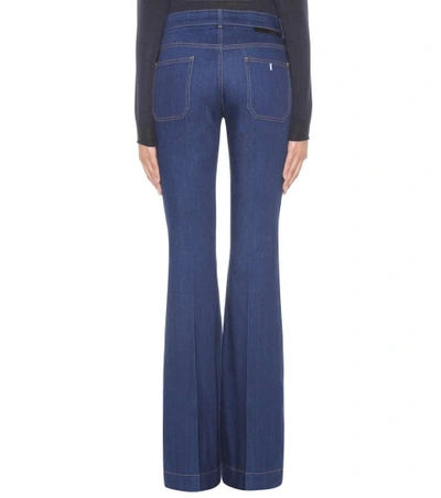 Shop Stella Mccartney Flared Jeans In Blue