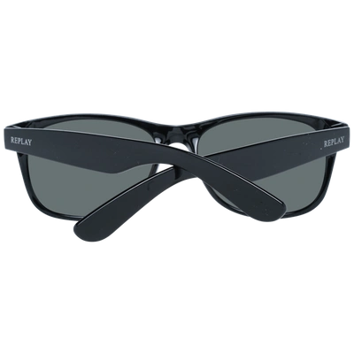 Shop Replay Black Unisex  Sunglasses