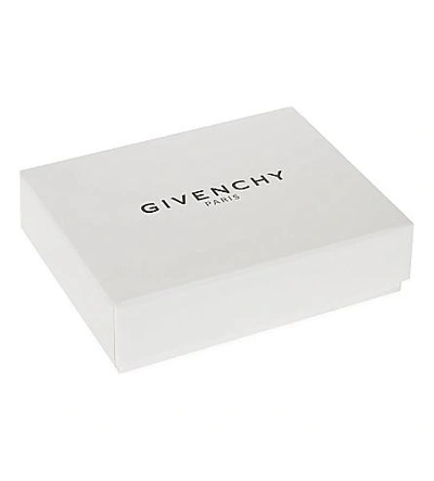 Shop Givenchy Grained Leather Card Holder In Oxblood