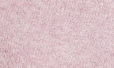 Shop & Other Stories Mélange Alpaca Blend Three Quarter Sleeve Sweater In Pink Melange