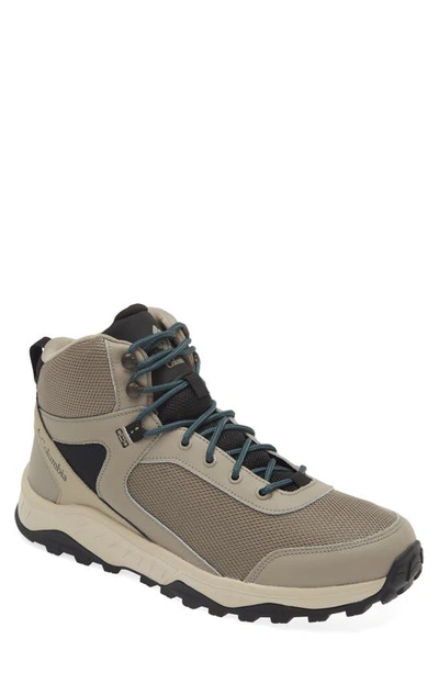 Shop Columbia Trailstorm™ Ascend Mid Waterproof Hiking Sneaker In Kettle/ Night Wave