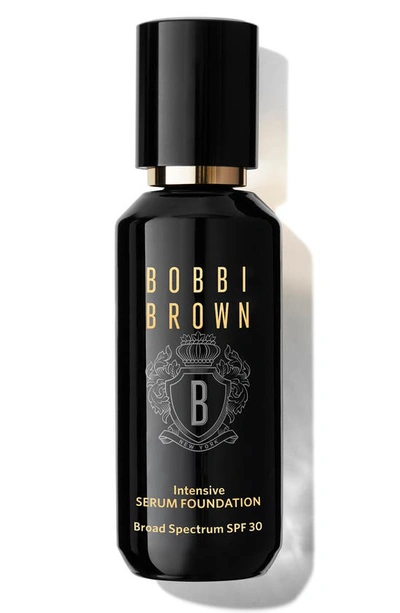 Shop Bobbi Brown Intensive Serum Foundation Spf 40 In Neutral Warm Walnut