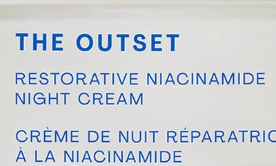 The Outset Restorative Niacinamide Night Cream 1.7 oz / 50 ml
