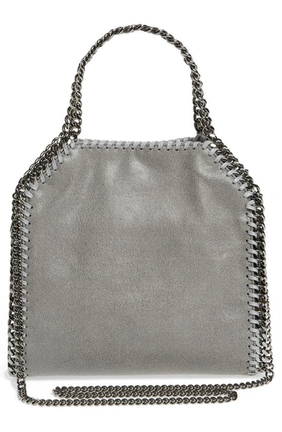 Shop Stella Mccartney Mini Falabella Faux Leather Tote In Light Greydnu