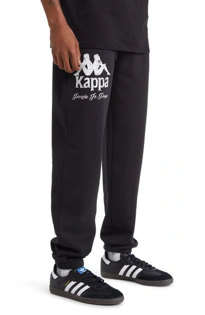 Shop Kappa Authentic Colt Graphic Joggers In Jet-black