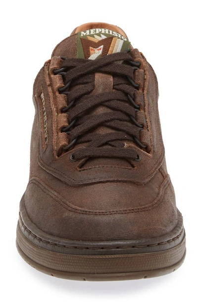 Mephisto Match Walking Shoe In Hazelnut Velour