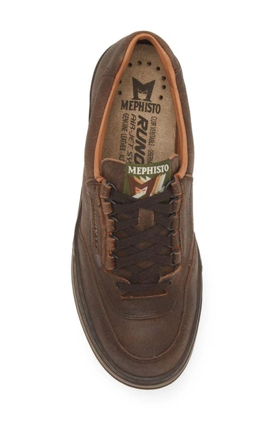 Mephisto Match Walking Shoe In Hazelnut Velour