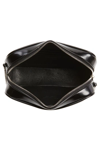 Shop Saint Laurent Mini Lou Faux Leather Camera Bag In Noir