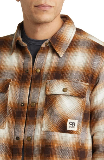 Shop Outdoor Research Feedback Water Resistant Shirt Jacket In Bronze