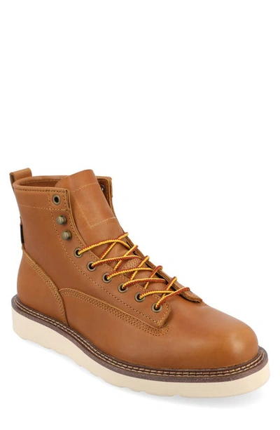 Shop Taft Leather Boot In Honey
