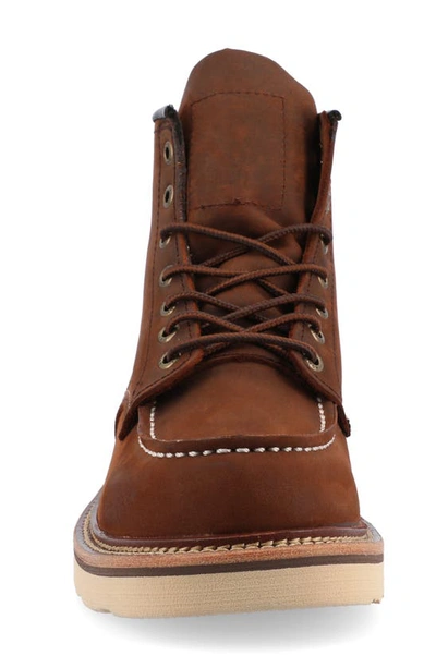 Shop Taft Leather Boot In Rust