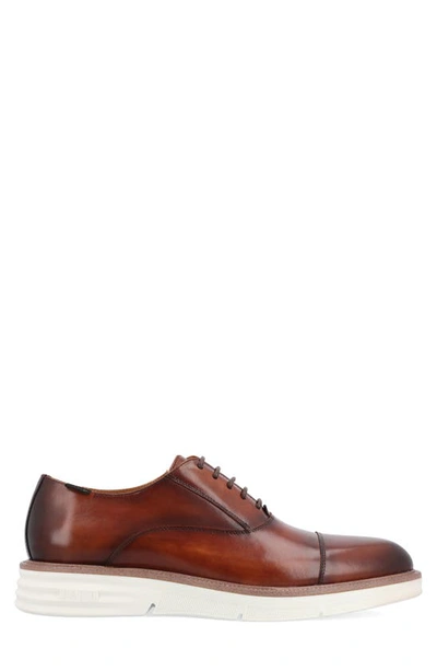 Shop Taft Leather Oxford In Honey