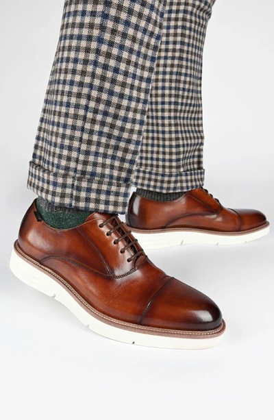 Shop Taft 365 Leather Oxford In Honey
