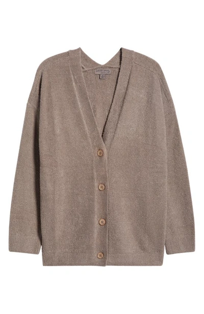 Shop Barefoot Dreams Cozychic™ Lite® Cable Detail Cardigan In Beach Rock