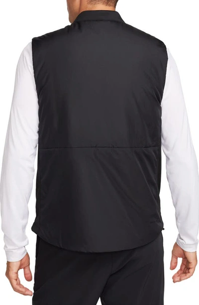 Shop Nike Therma-fit Unlimited Training Vest In Black/ Black