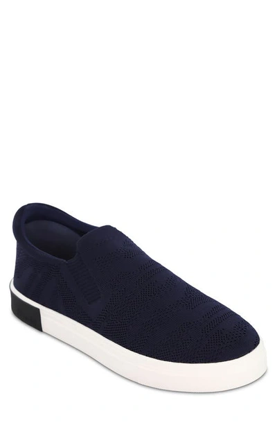 Shop Strauss And Ramm Slip-on Sneaker In Navy Camo
