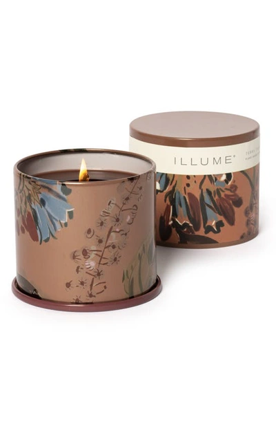 Shop Illume Large Tin Candle In Brown