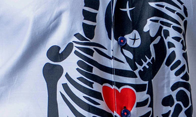 Maceoo Fibonacci Till Death White Button-up Shirt In White