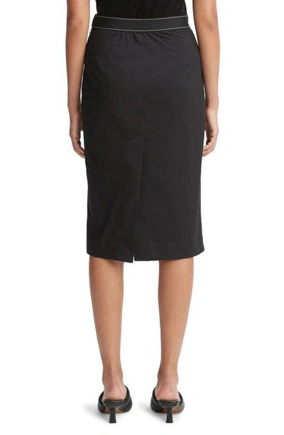 Shop Vince Pull On Pencil Skirt In Black