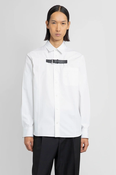 Shop Versace Man White Shirts