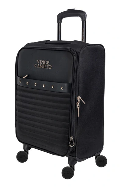 Shop Vince Camuto Ivor 20" Softshell Spinner Suitcase In Black