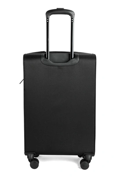 Shop Vince Camuto Set Of Two Shauna Softshell Spinner Suitcase In Black
