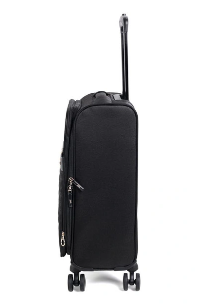 Shop Vince Camuto Set Of Three Ivor Softshell Spinner Suitcase In Black