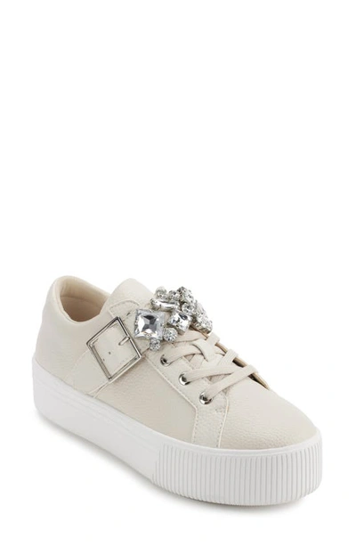 Karl Lagerfeld Verio Platform Sneaker In Soft White