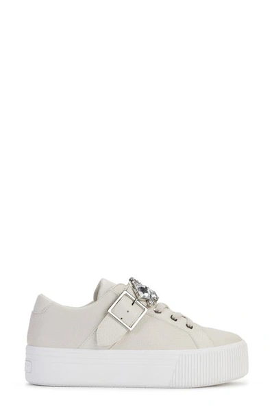 Karl Lagerfeld Verio Platform Sneaker In Soft White