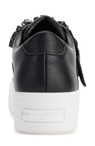 Karl Lagerfeld Verio Platform Sneaker In Black
