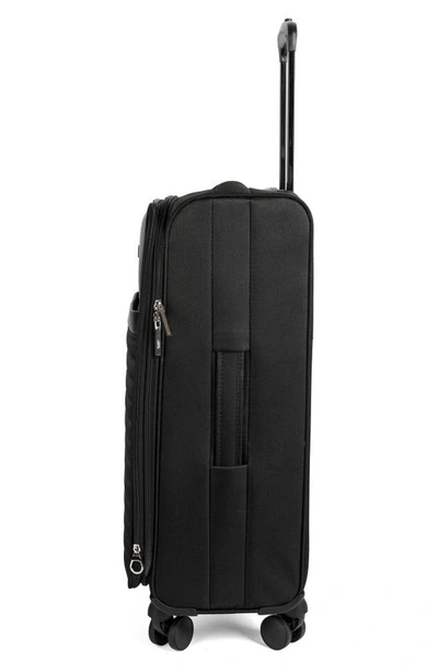 Shop Vince Camuto Shauna 24" Softshell Spinner Suitcase In Black